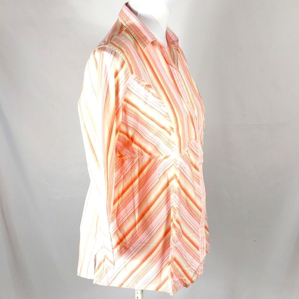 Announcements Maternity Striped Blouse - Picture 3 of 6